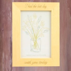 “I Had The Best Day With You” Picture Frame